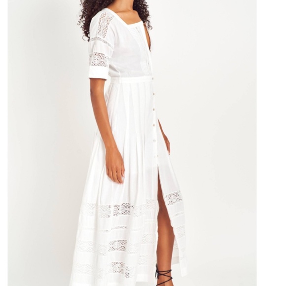 LoveShackFancy Dresses & Skirts - Love Shack Fancy Edie Dress - white size L